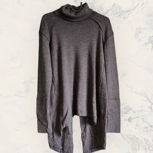 We The Free- Free People Oversize, Open Back Turtle Neck